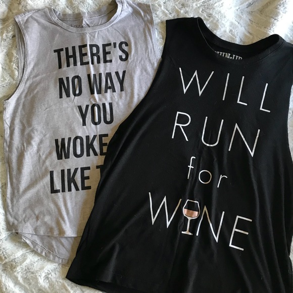 Tops - Bundle of 2 • Graphic Muscle Tee’s
